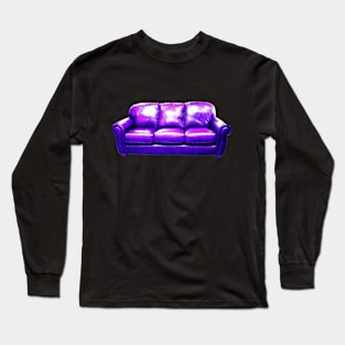 Purple Sofa Long Sleeve T-Shirt